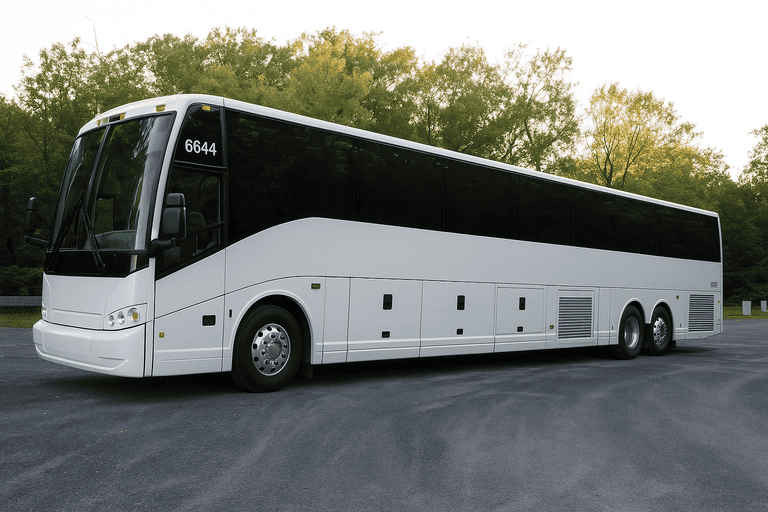 exterior of Gilbert Minibus Company coach bus