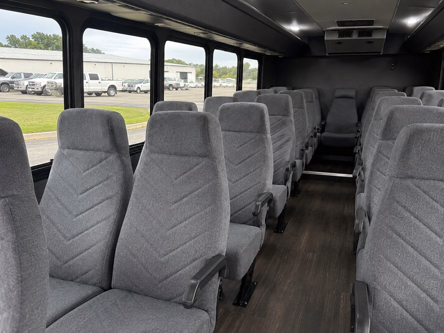 gilbert 18 passenger minibus interior
