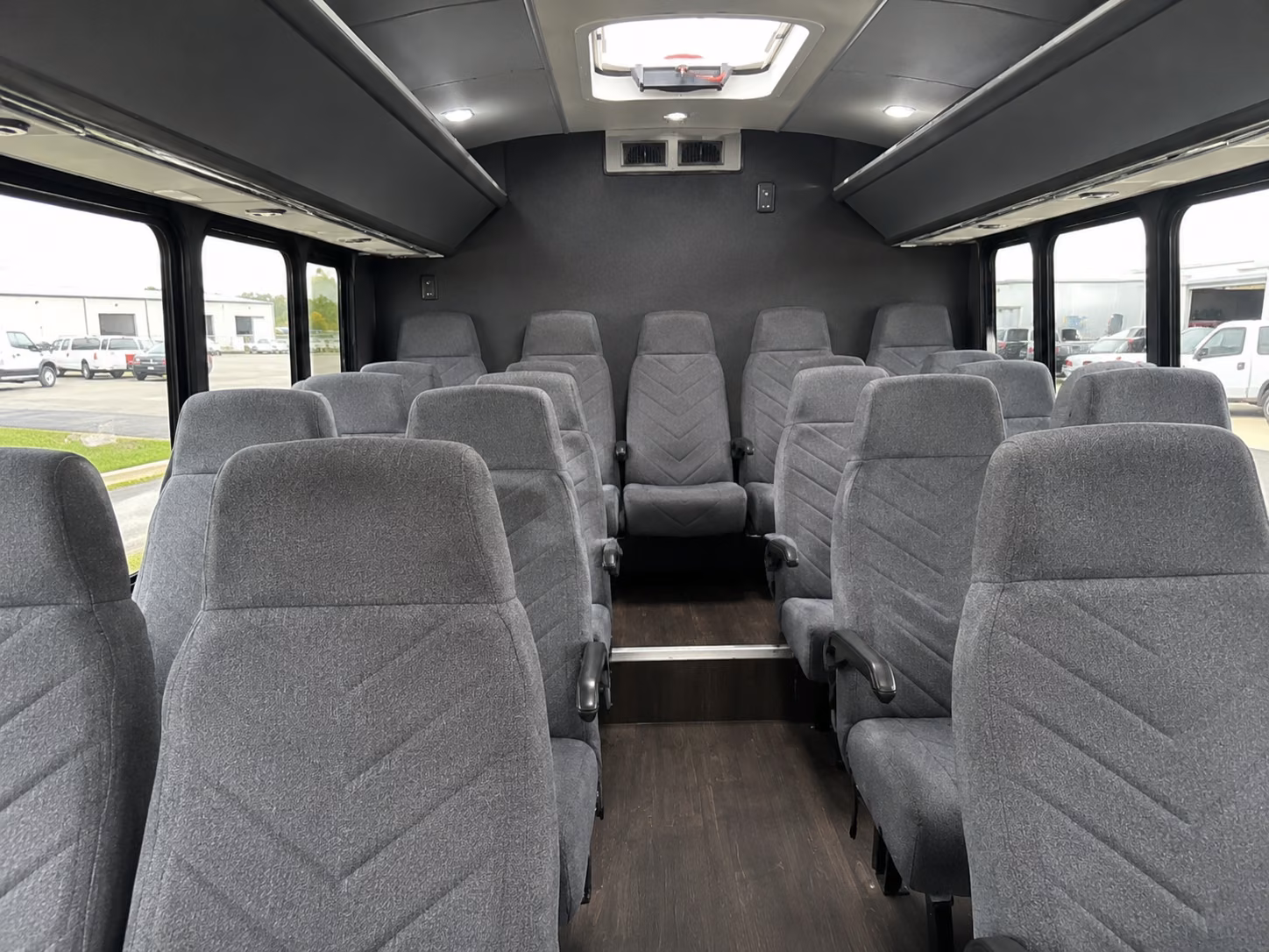gilbert 20 passenger minibus inside