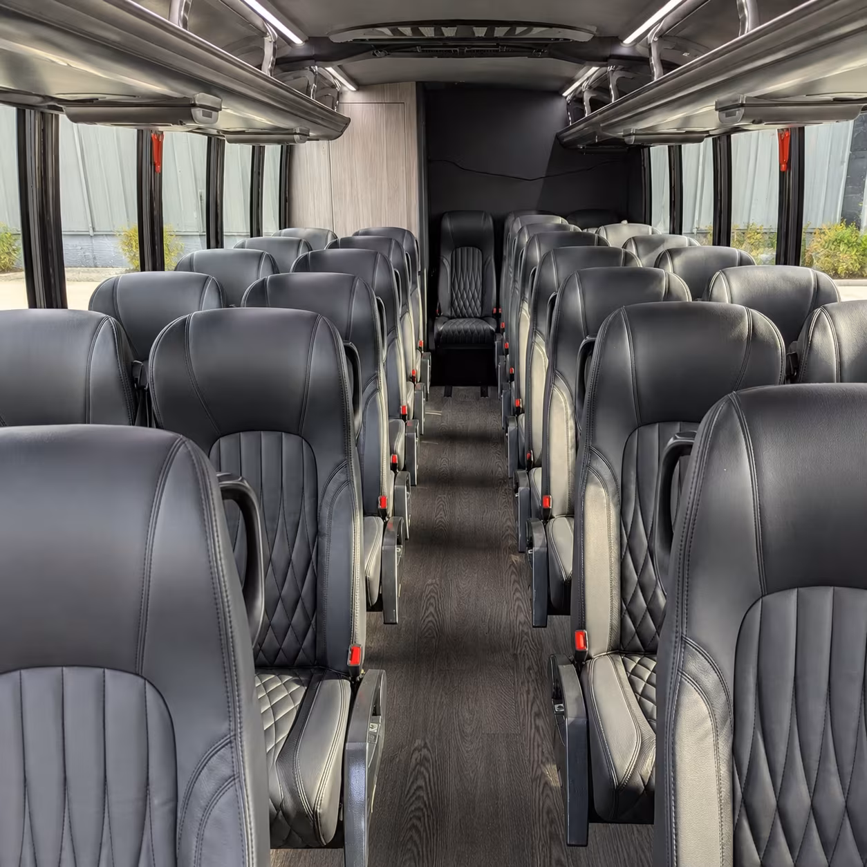 gilbert 25 passenger minibus inside