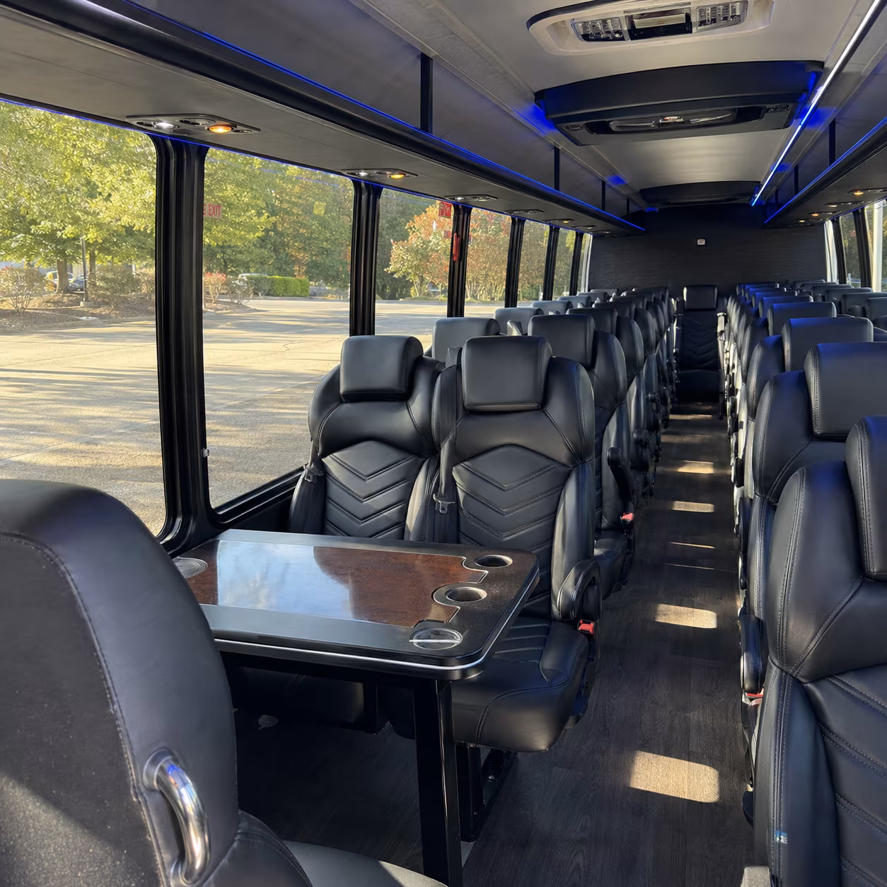 gilbert 30 passenger minibus interior