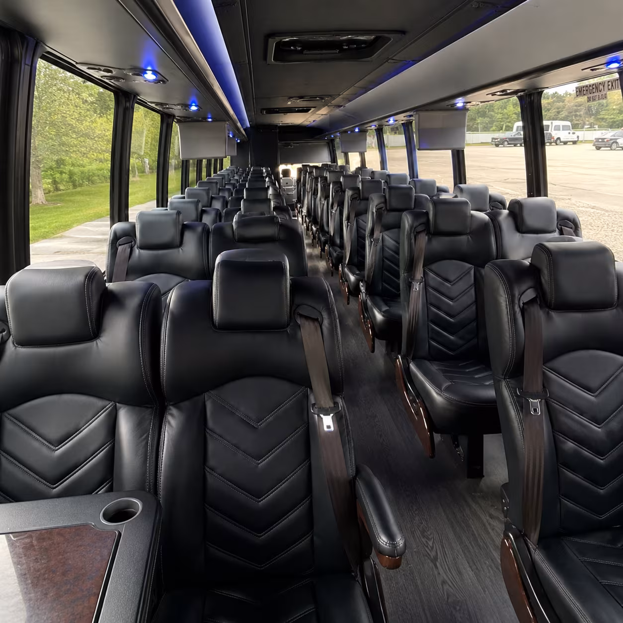 gilbert 35 passenger minibus inside