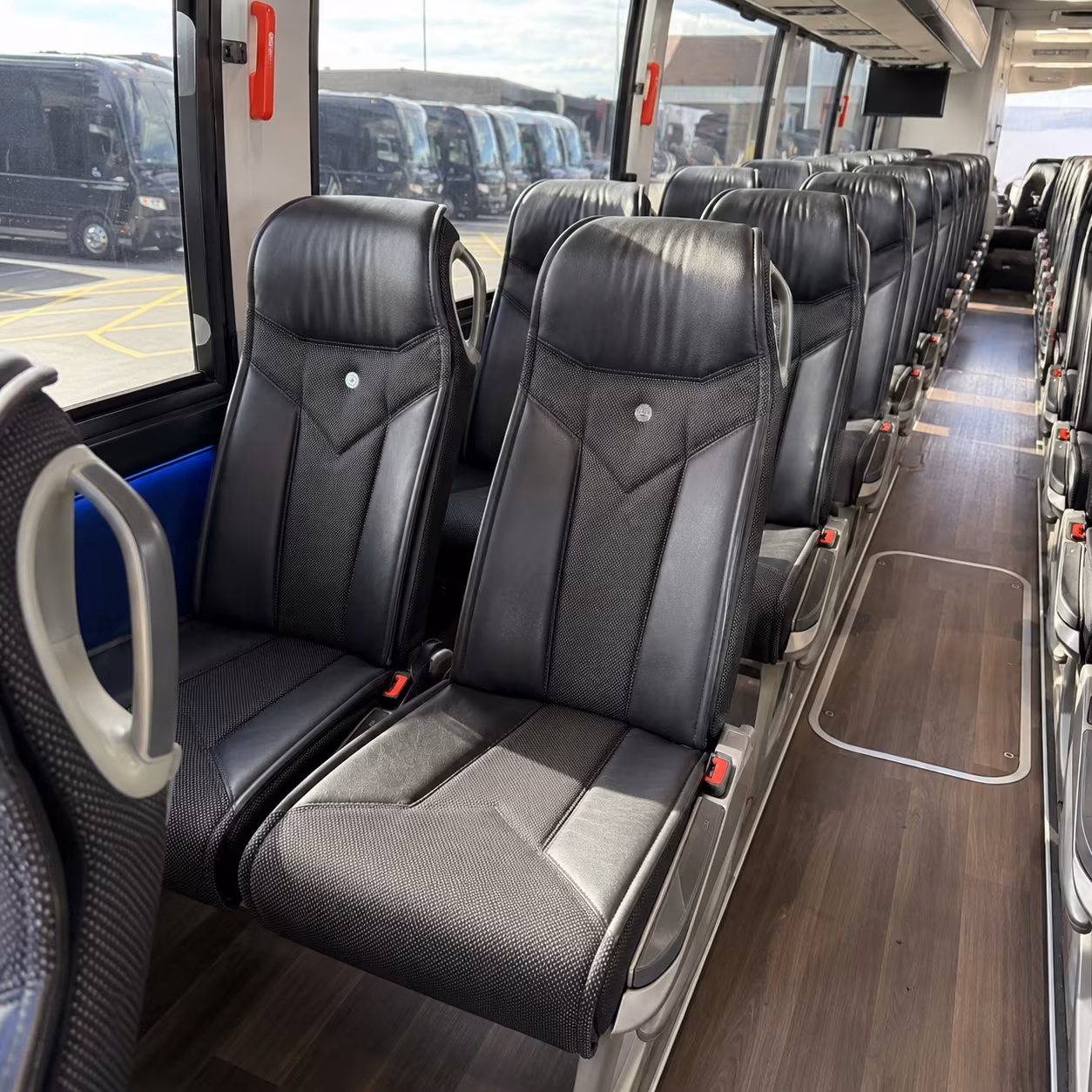 gilbert 40 passenger charter bus interior