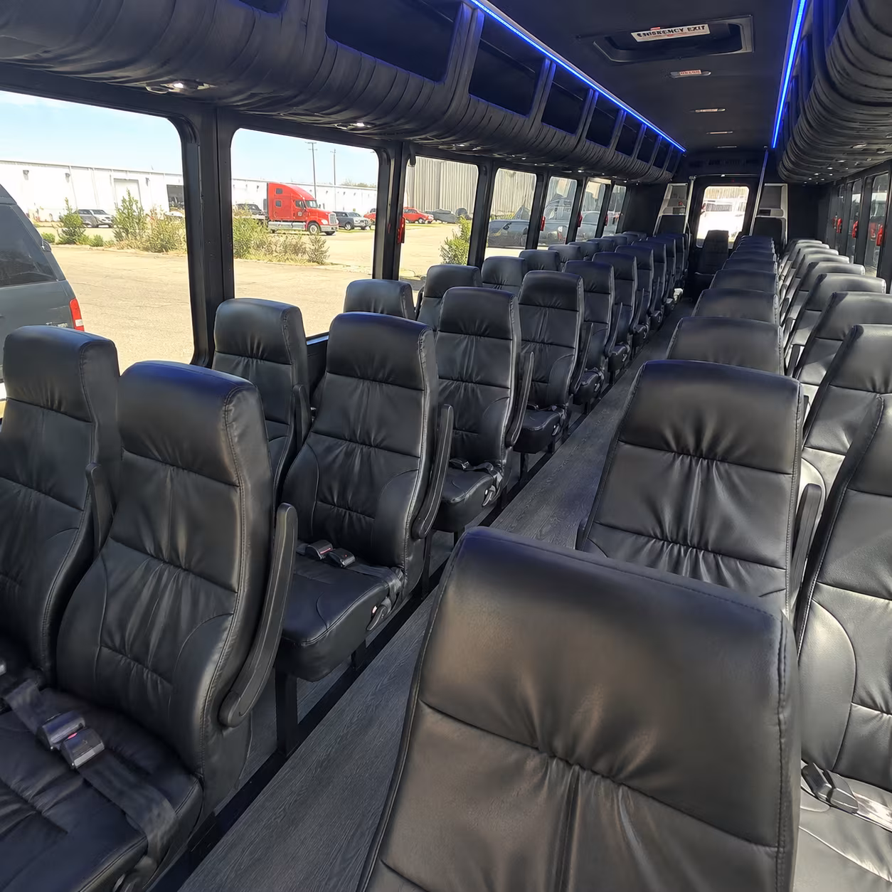 gilbert sporting event transportation onboard seating
