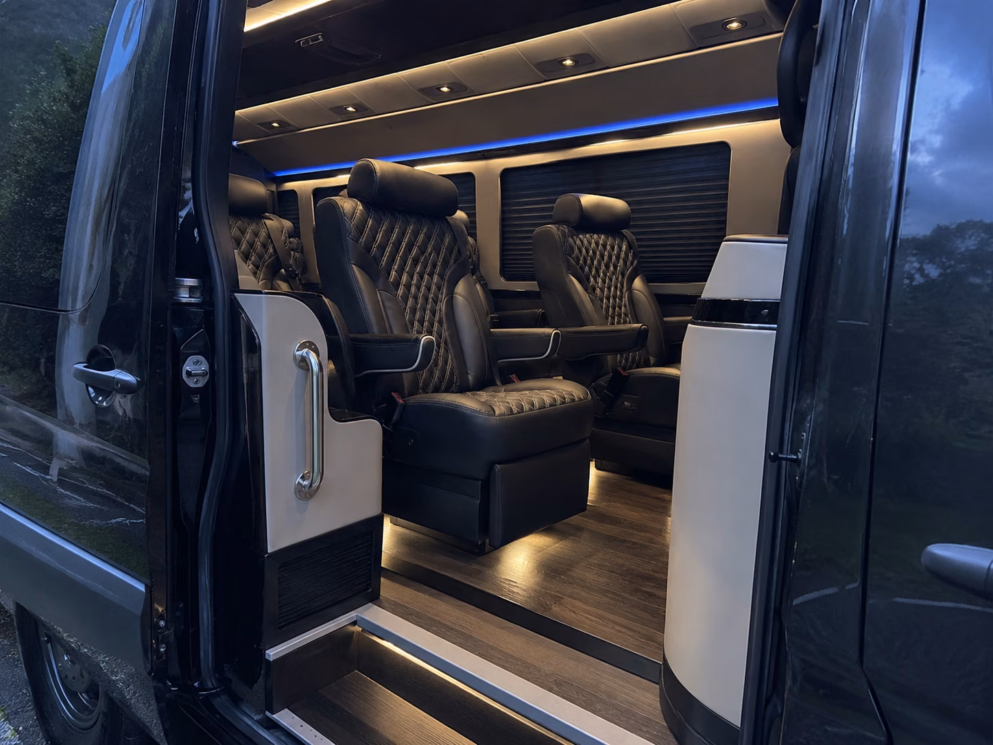 gilbert sprinter van with driver inside