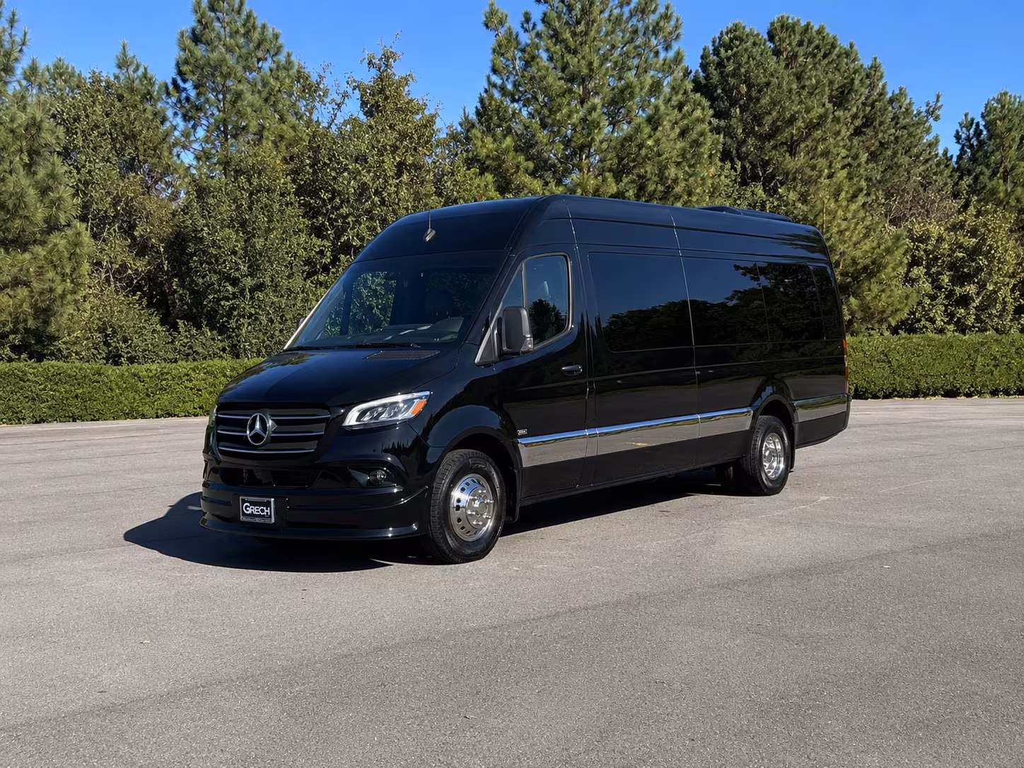 gilbert sprinter van with driver